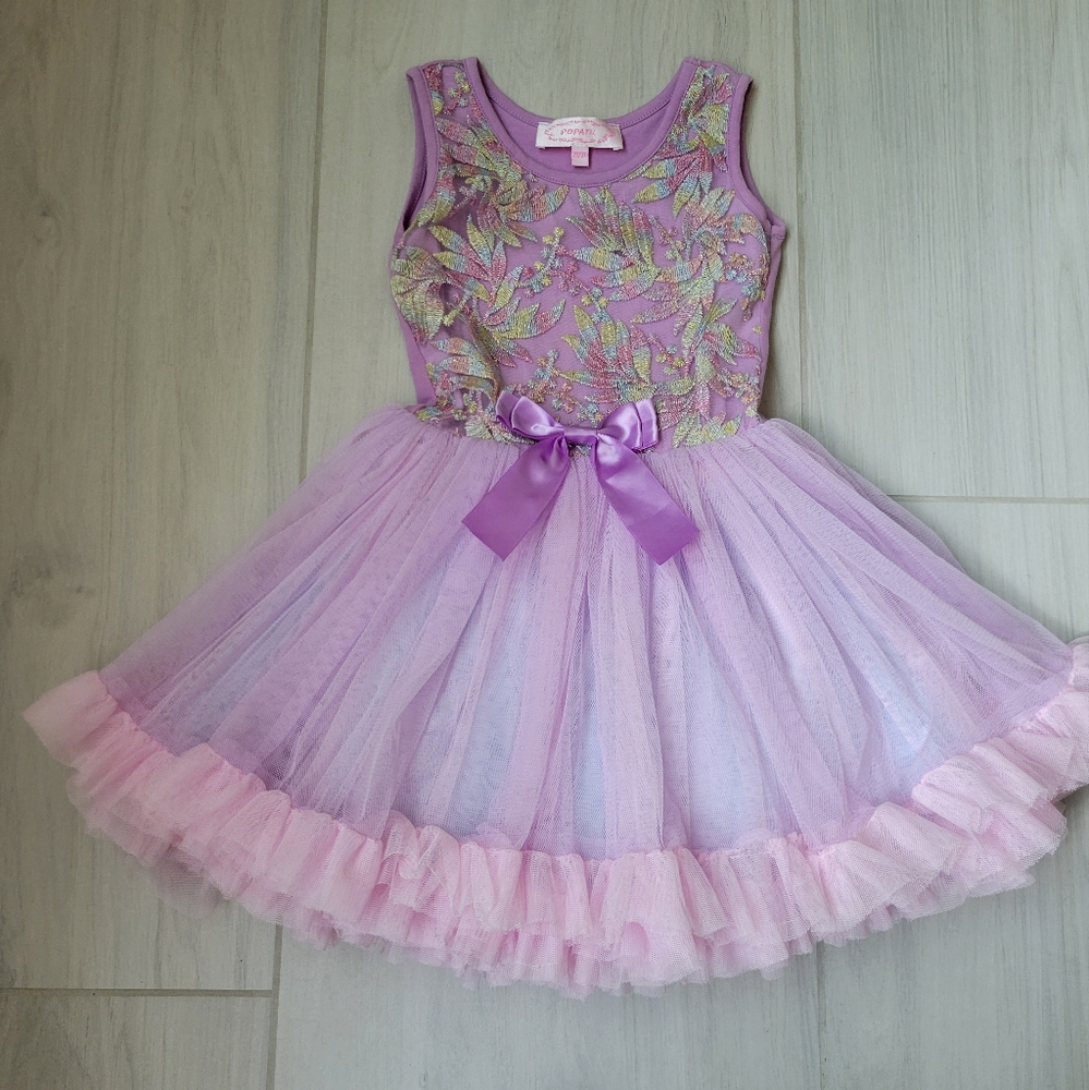 2 Pc Dress W/Tights 💜 Size 2T/3T *NWOT*